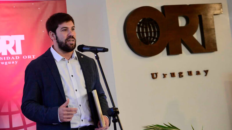 *Tomer Urwicz, ORT graduate and instructor.*