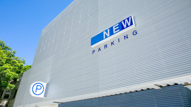 Grand Opening of New Parking