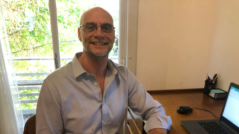 Rodolfo Gioscia, who holds a bachelor's degree in Business Management and an MBA from ORT.