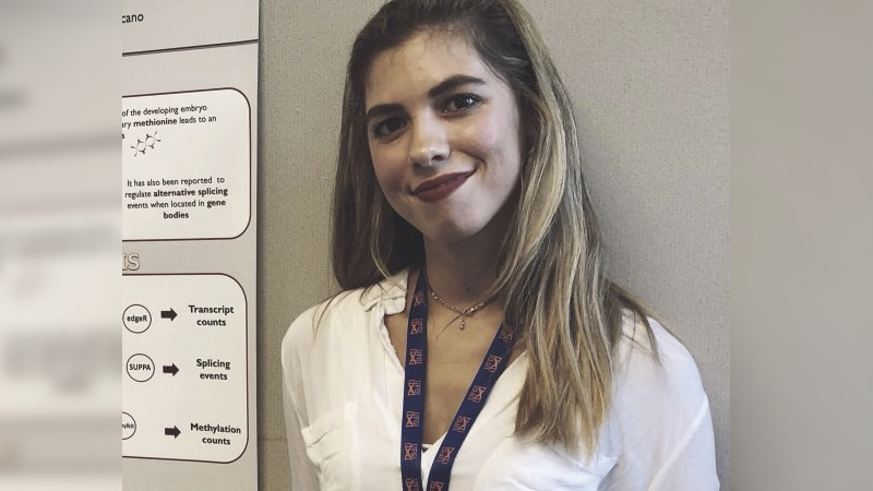 Rocío Amorín, a graduate of ORT’s Bachelor’s Degree in Biotechnology.