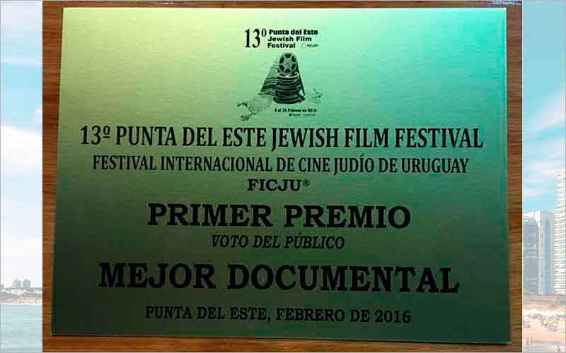 Menazka: Best Documentary Film Award at the Punta del Este Jewish Film Festival – February 2016.