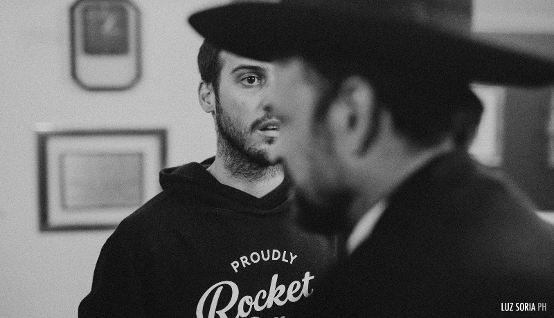 *Filming of *My Kippah*. Photo: Luz Soria / Courtesy of Ilan Rosenfeld