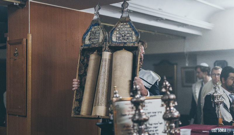 *Filming of *My Kippah*. Photo: Luz Soria / Courtesy of Ilan Rosenfeld