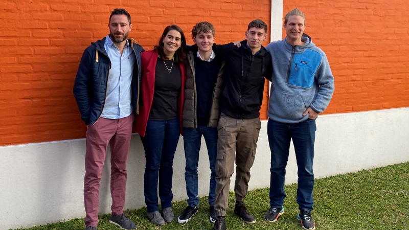 *Alejandro Esperanza, Agustina Alcantara, Manuel Cancela, Mateo Latrónica, and Kevin Jakter*