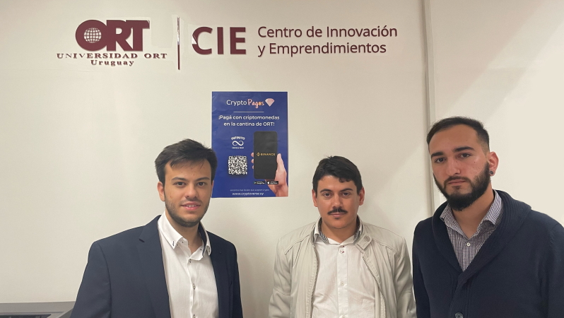 *From left to right: Martín Edelman, Mathías Silva, and Matías Bombi*