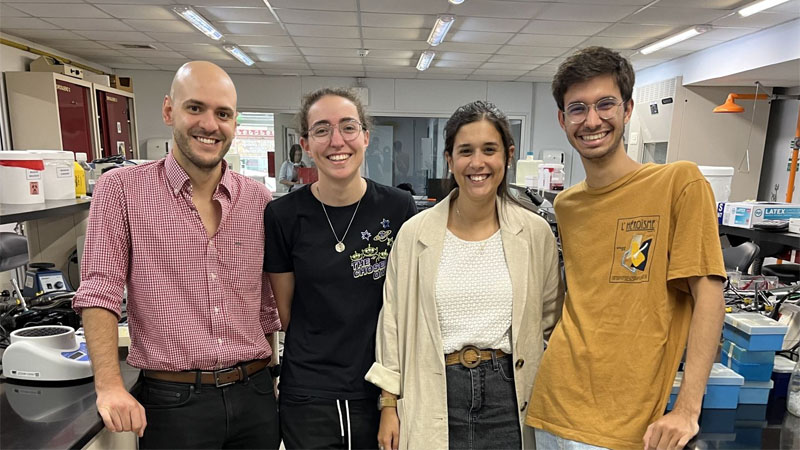 *Felipe Machado, founder; Ingrid Persitz, research assistant; Pía Campot, founder; and Tomás Rodríguez, research assistant*