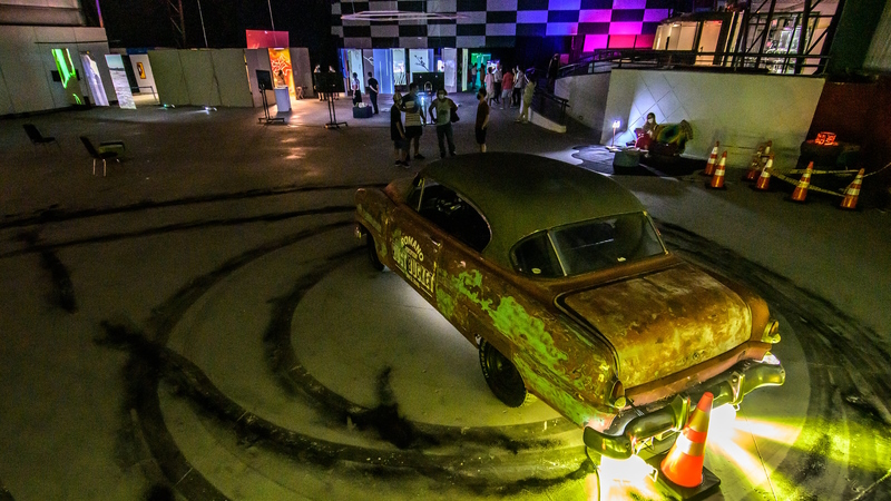*"I've been fortunate enough to display this car alongside my other works as a ready-made, and it's called 'Rusty Blade,'" says Camilo.*