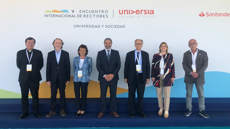 The rector  Universidad ORT Uruguay the 5th Universia International Meeting of University Presidents