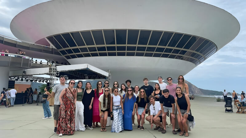 Architecture students took an academic trip to Rio de Janeiro
