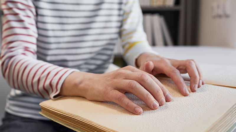 Stories in Braille and audio open up new possibilities for young people who are blind or have low vision