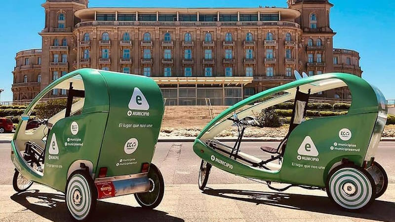*Sustainable tricycles. Image courtesy of Máximo Scarone.*