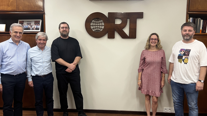 *Officials from Universidad ORT Uruguay the Academy of Fine Arts and Design in Bratislava*