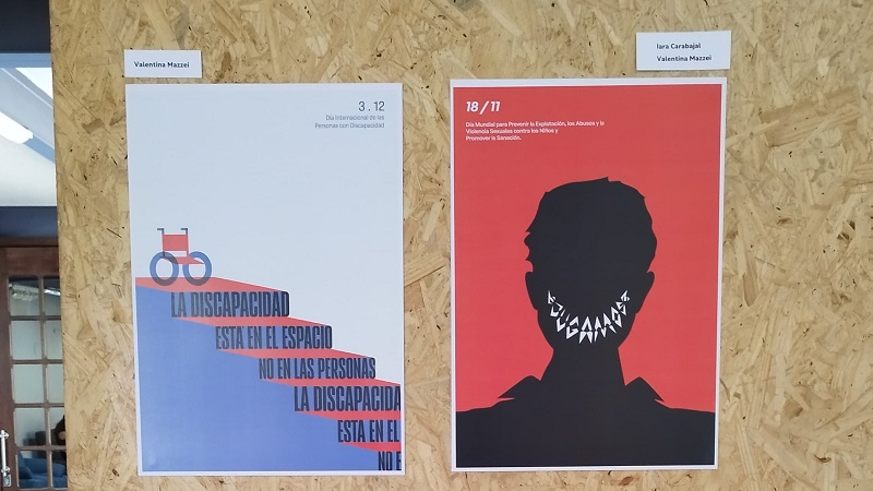 *Posters designed by students Valentina Mazzei and Iara Carabajal*