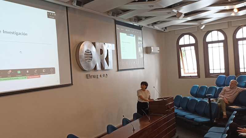 *Flavia Roldán at the 2024 Annual Research Conference.*
