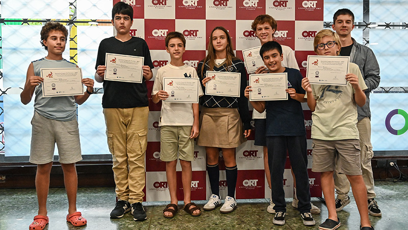 The award recipients and winners of the National Math Challenge