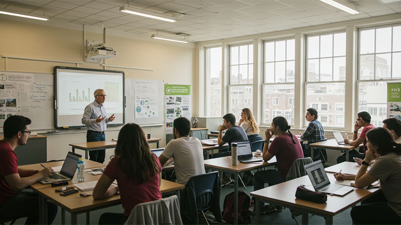 Training with a focus on sustainability