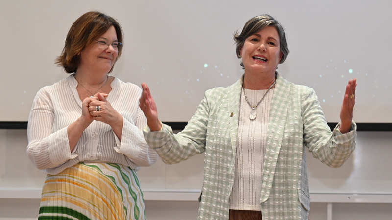 *Mariella de Aurrecoechea, CPA, and Dr. Teresa Cometto*