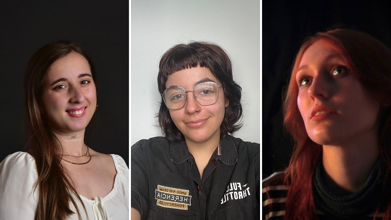 *From left to right: Camila Rodríguez, Josefina Silbermann, and Fiona Fernández*