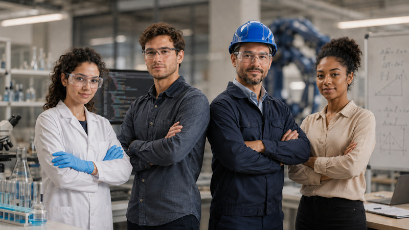 STEM: Science, technology, engineering, and mathematics.