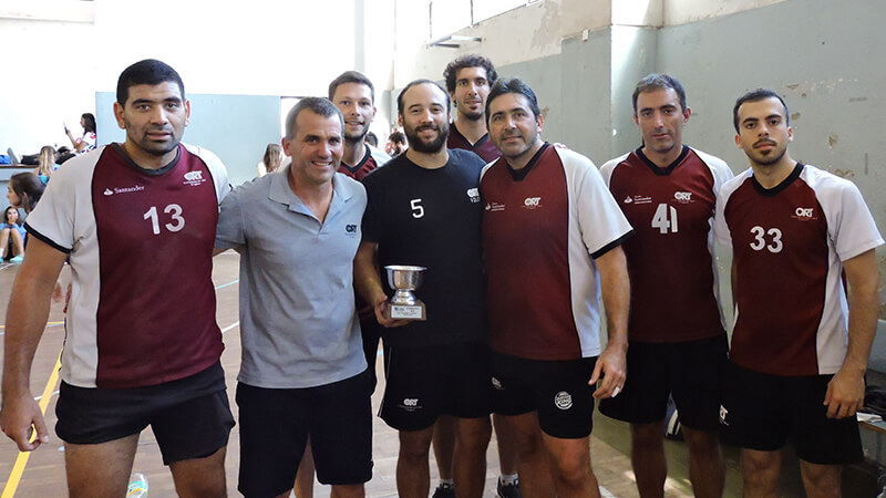 The university's volleyball team finished as runner-up in the 16th University Sports Tournament