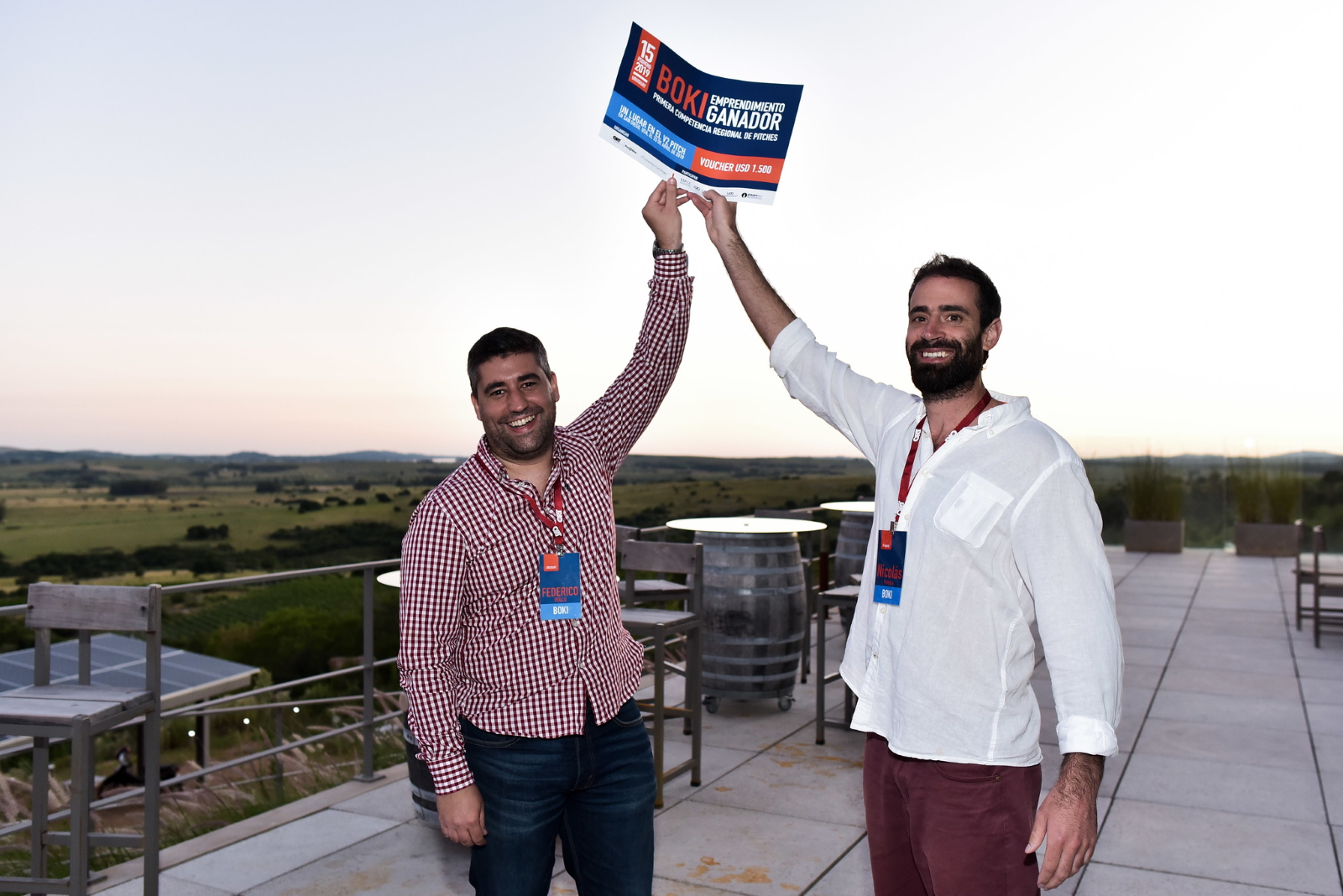 A graduate student's startup won the University of San Diego's V2 Pitch Competition