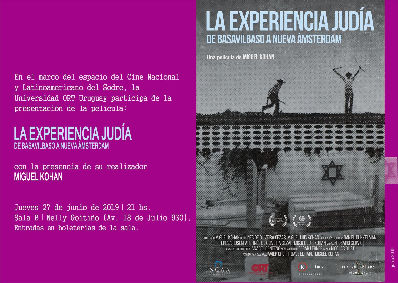 The Jewish Experience: From Basavilbaso to New Amsterdam