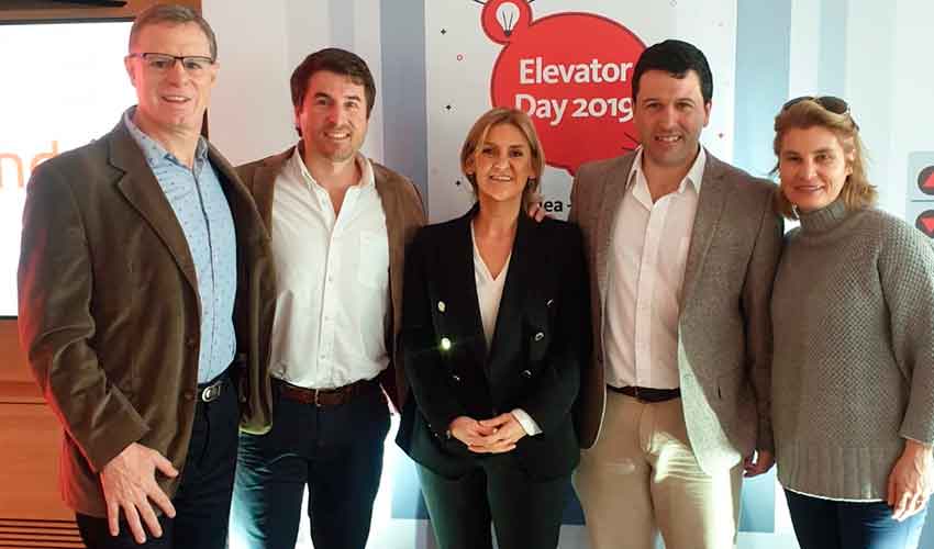 Zafrales was honored at Santander's Elevator Day