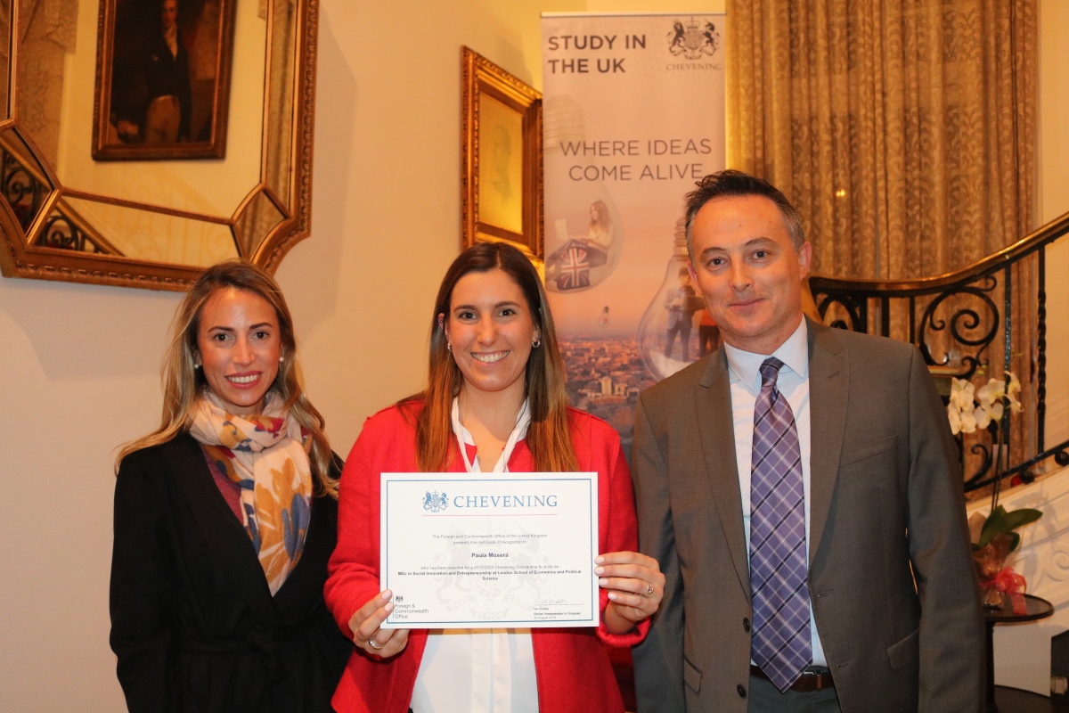 *Paula Mosera, BA - Photo courtesy of the British Embassy*