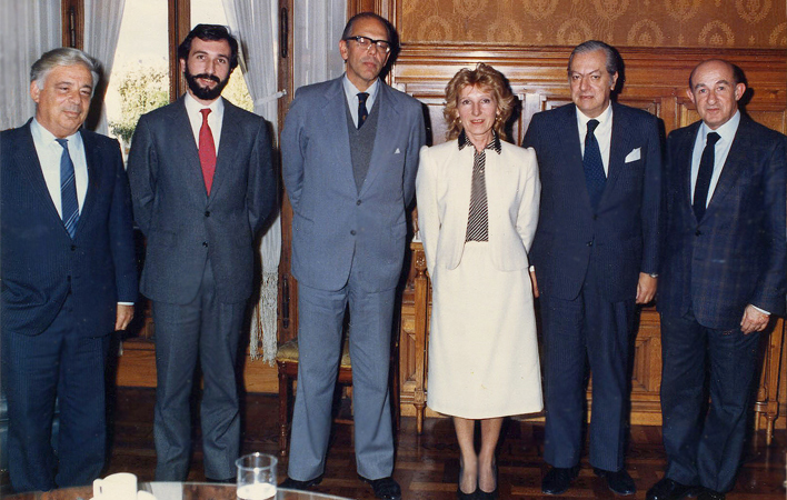 *Visit by the World ORT delegation to the Uruguayan Senate*