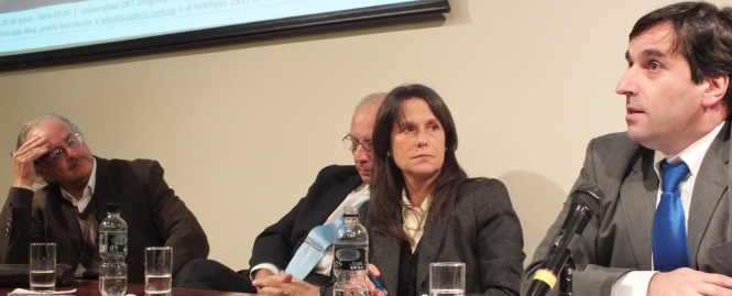 Mesa redonda de la Academia Nacional de Economía. Evento en la Universidad ORT Uruguay