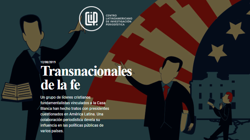 Transnacionales de la fe, investigación periodística premiada.