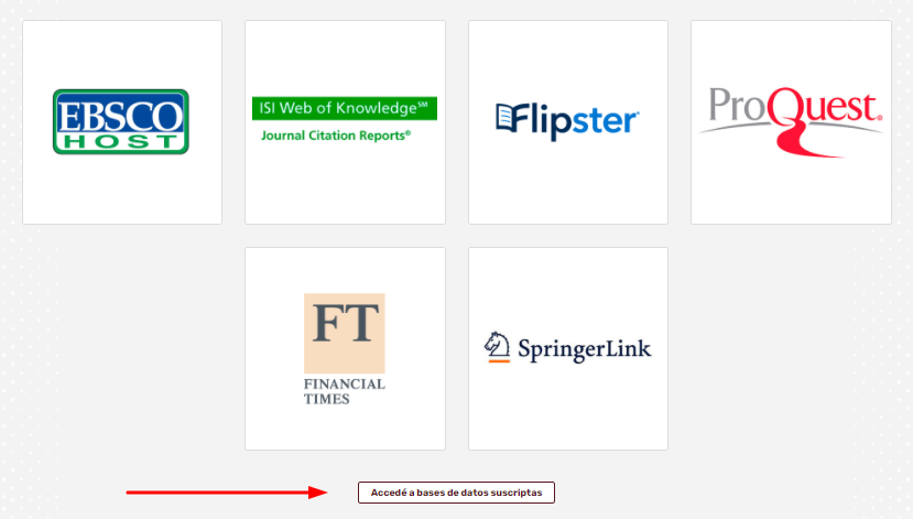 Bases de datos suscriptas