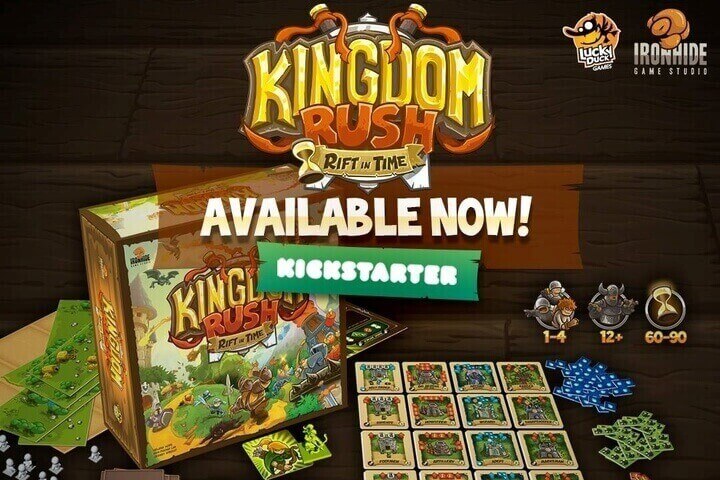 Kingdom Rush en juego de mesa.