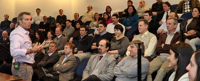 Norbert Monfort en la Universidad ORT Uruguay