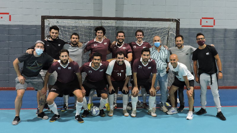 Equipo futsal campón de la Liga Universitaria de Deportes