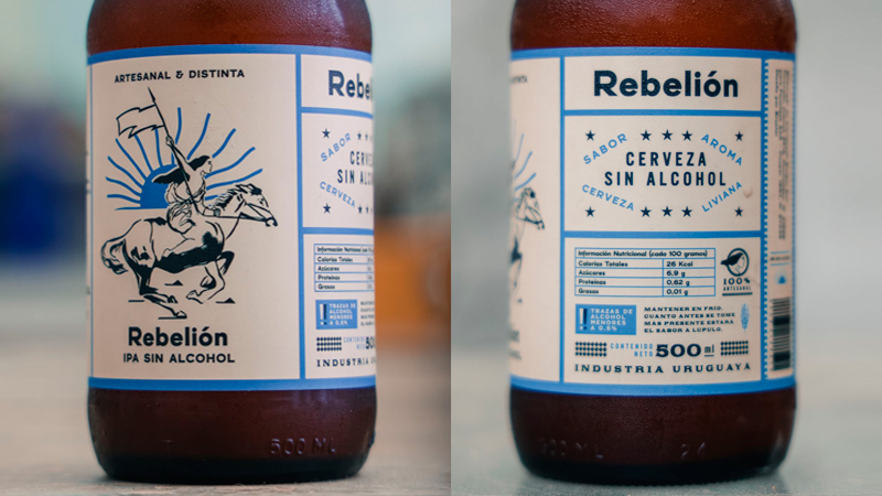 *Rebelión: la primera cerveza artesanal sin alcohol de Uruguay*