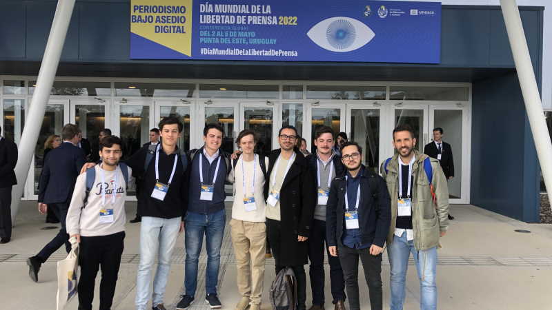 Delegación de Periodismo participó de la conferencia anual por el Día Mundial de la Libertad de Prensa