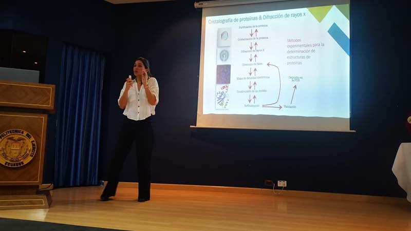 Catedrática dictó curso en la Universidad de las Fuerzas Armadas-ESPE