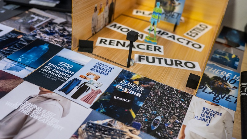 "Renacer: Magma x Ecoalf": una vidriera inmersiva que conecta moda y sostenibilidad