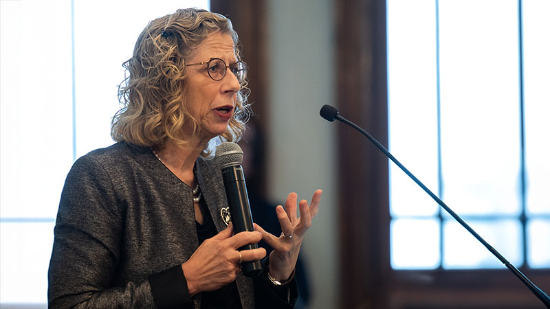 *Inger Andersen, MSc, en la Universidad ORT Uruguay*