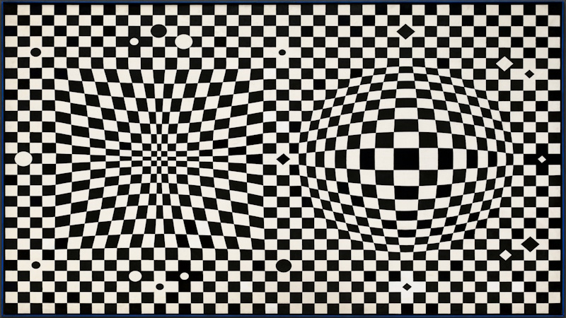 *"Vuestros ojos os engañan" de Victor Vasarely