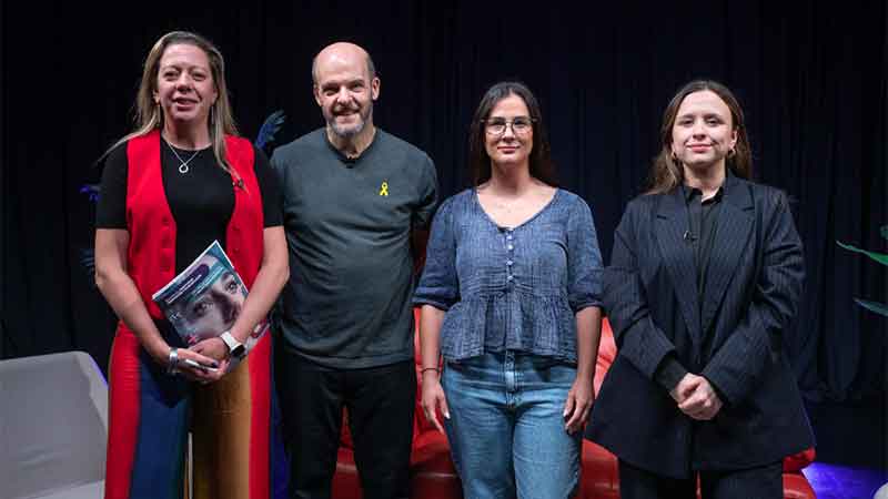 *Mtr. Sabrina Bianchi, Dr. Alejandro Melamed, Lic. Lucía Fernández y Lic. Victoria Suárez Araújo*