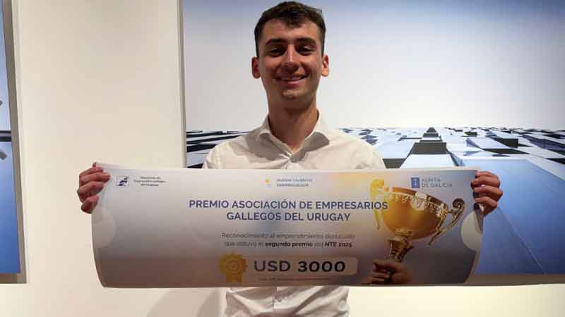 *Luciano Ferrero. Crédito de la imagen: sitio web de la Asociación de Empresarios Gallegos del Uruguay*