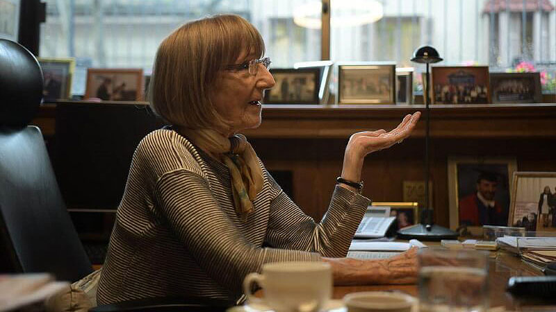 *Prof. Charlotte de Gr&uuml;nberg, directora general de ORT entre 1977 y 2024*