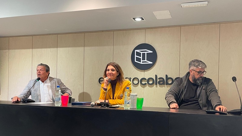 *Andr&eacute;s Rubilar, &Aacute;ngela Rubino y Fabi&aacute;n Bicco*