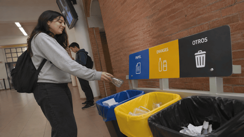 Reciclaje en la universidad