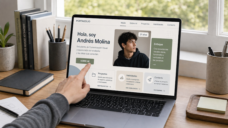 Sitios web para realizar tu portafolio web
