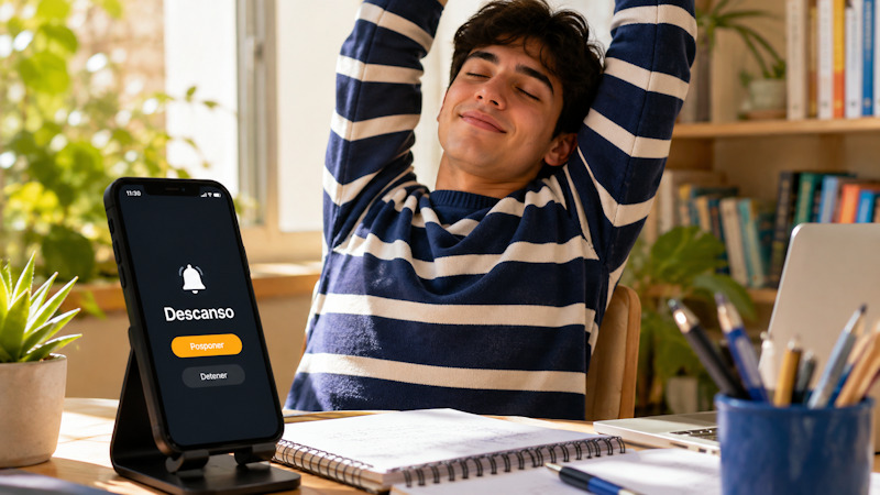 Regular tiempos de estudio para manejar la ansiedad