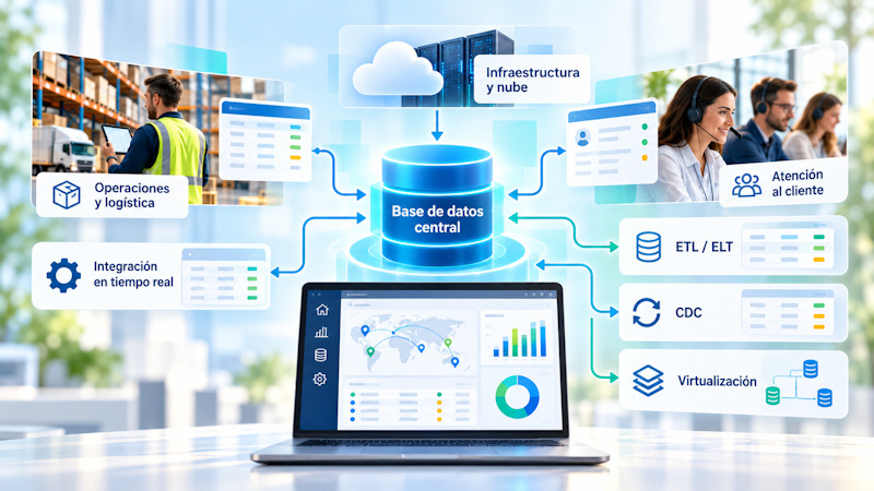 Base de datos central en el sistema de informaci&oacute;n empresarial