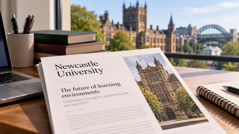 Pasant&iacute;a en Newcastle University